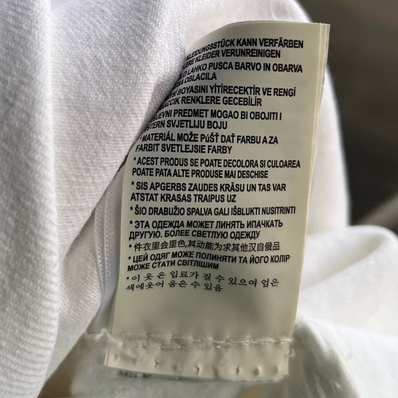 ๐ DL1961 White Denim Sleeveless Stretch Cotton Midi Dress Size L Elegant Summer - Picture 17 of 17